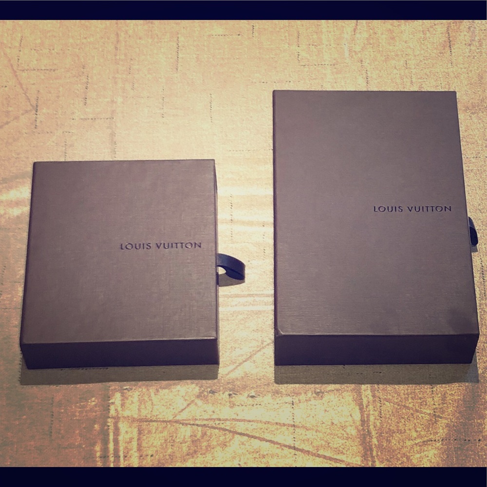 Louis Vuitton 2 boxes, 5” x 5.75”  &  5.25” x 8”